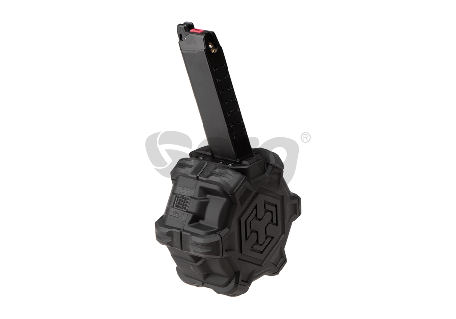 AW Custom incarcator drum mag seriile VX 350 bile Negru