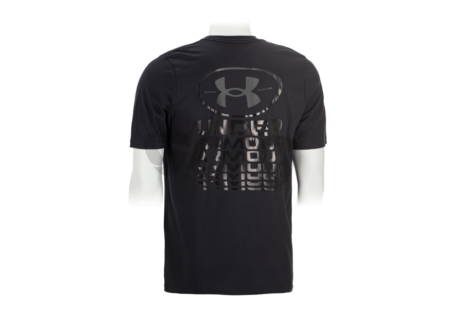 Under Armour tricou UA Armour Repeat SS Negru XL