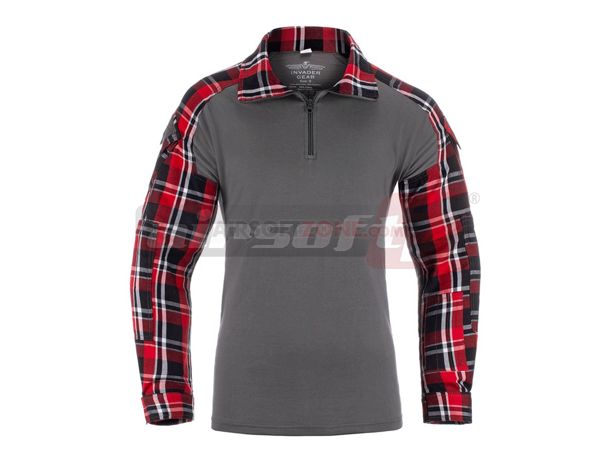  Invader Gear bluza de lupta Flanel Rosu L 2