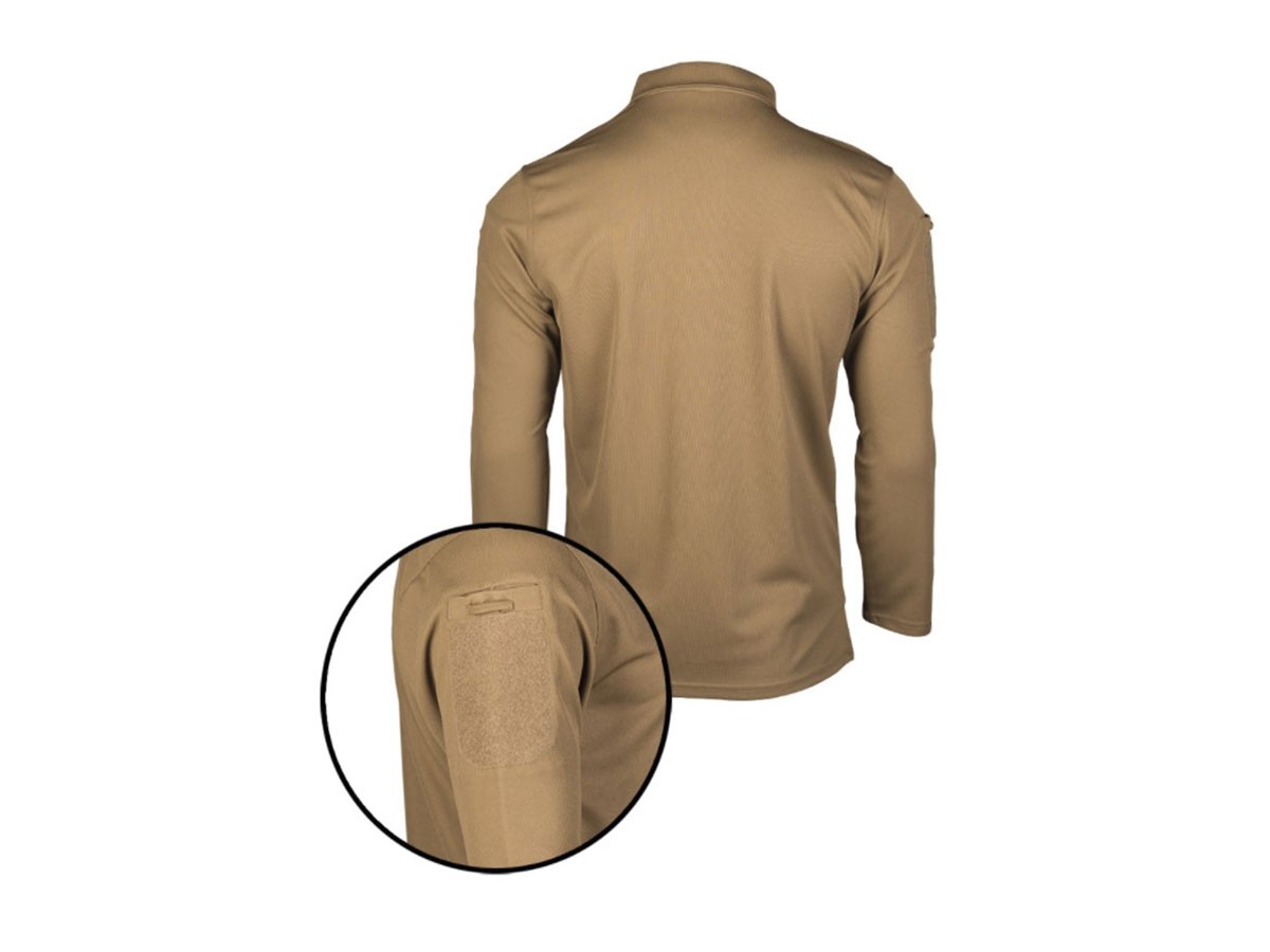 Mil-Tec bluza polo quickdry Coyote M