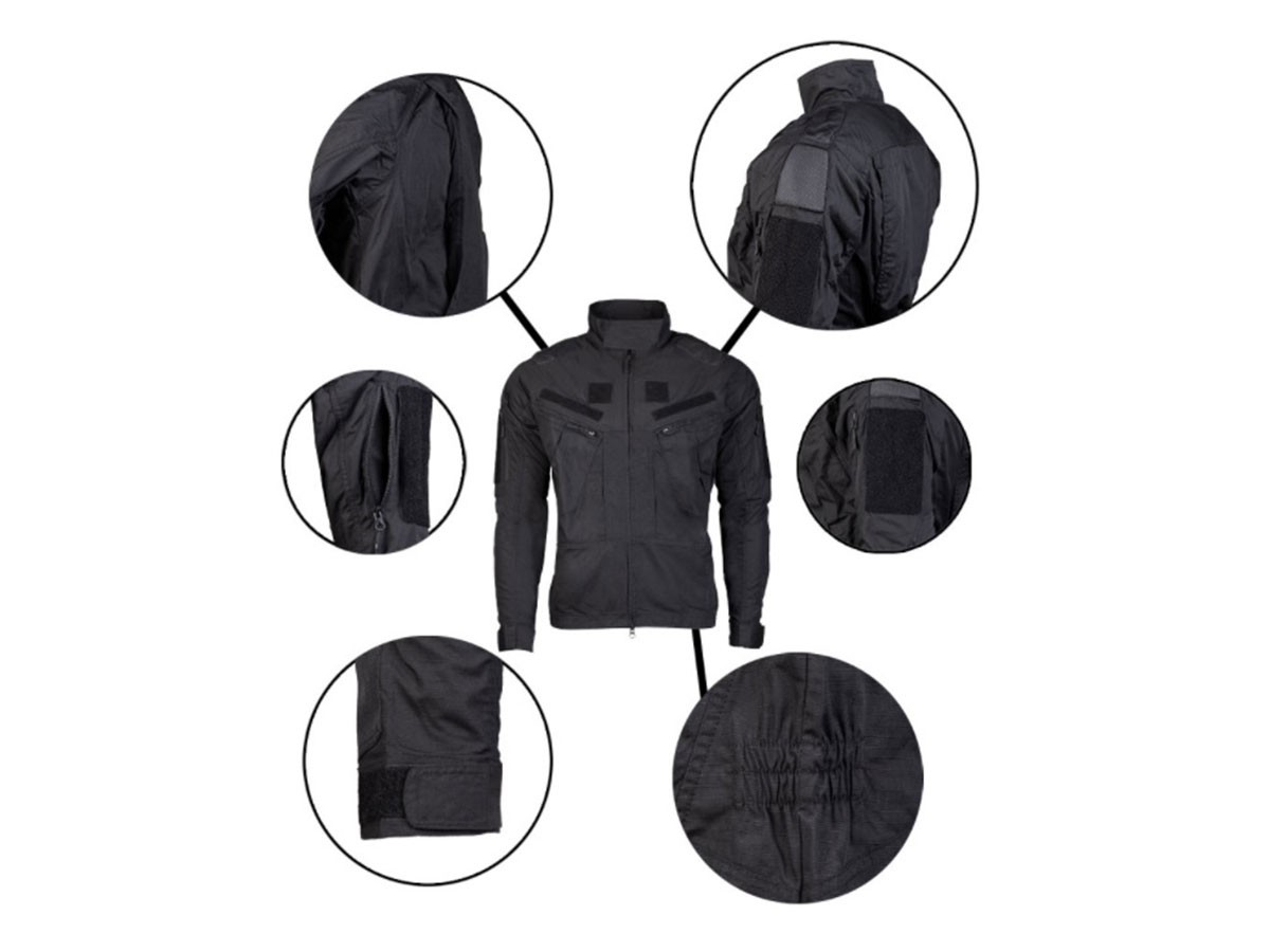Mil-Tec veston Chimera Negru M
