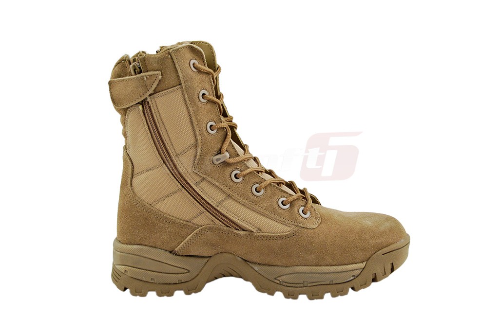 Mil-Tec bocanci cu fermoar dublu Coyote Nr. 42