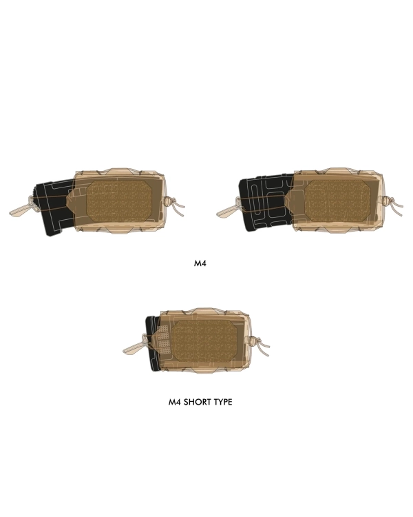 Novritsch buzunar port incarcator orizontal M4 Olive 3